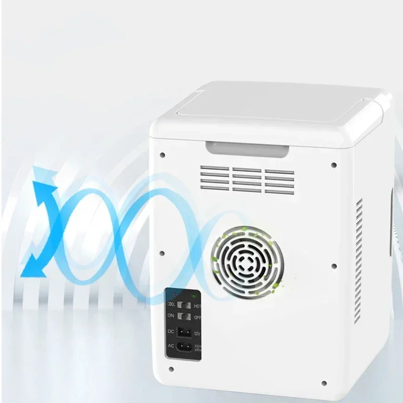 Car Refrigerator Hot and Cold Portable Small Refrigerator Double-Layer Storage Fast Cooling Household Refrigerator