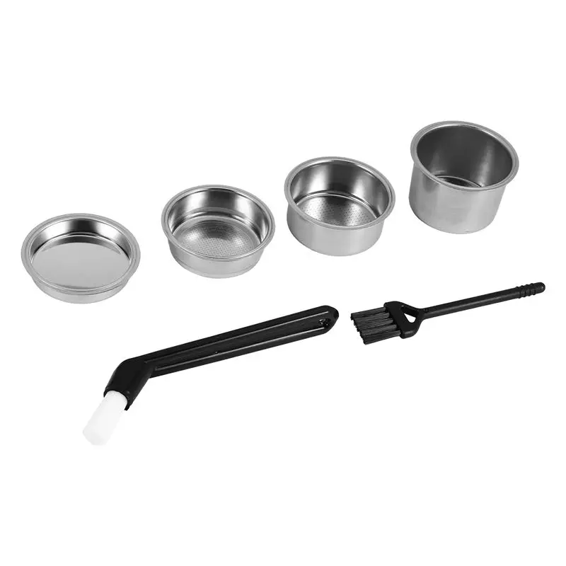 

Корзина для фильтра AT13 51 мм, на 1/2/4 чашки, для бездонного портафильтра для эспрессо, совместима с кофемашинами Delonghi, Breville 51 мм.