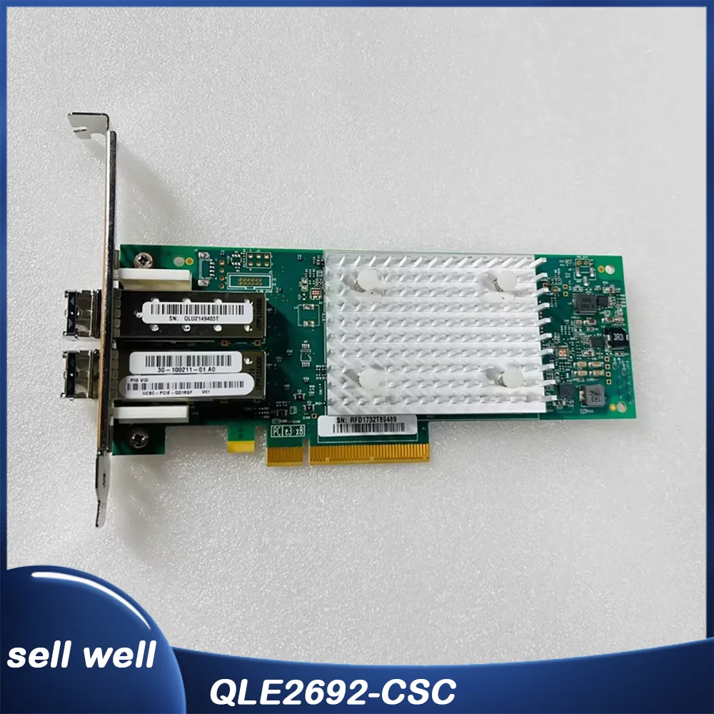 

Двухпортовая карта HBA Fiber Channel емкостью 16 ГБ QLE2692-CSC UCSC-PCIE-QD16GF