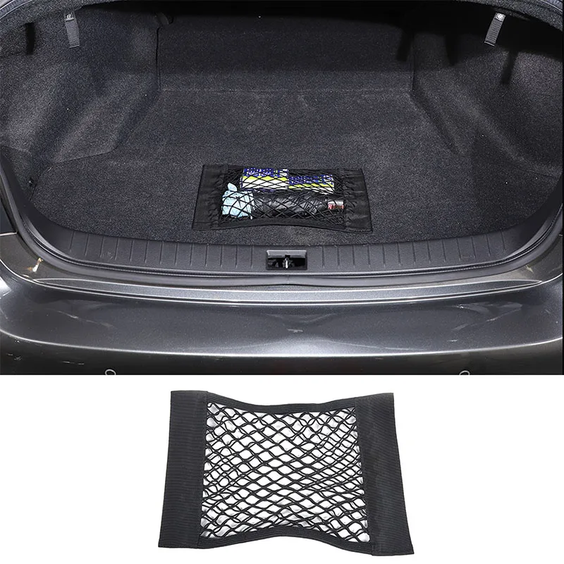 

Car Back Rear Mesh Trunk Seat Elastic Organizer Net for Infiniti Q50L 2015-2022 Auto Interior Accessories