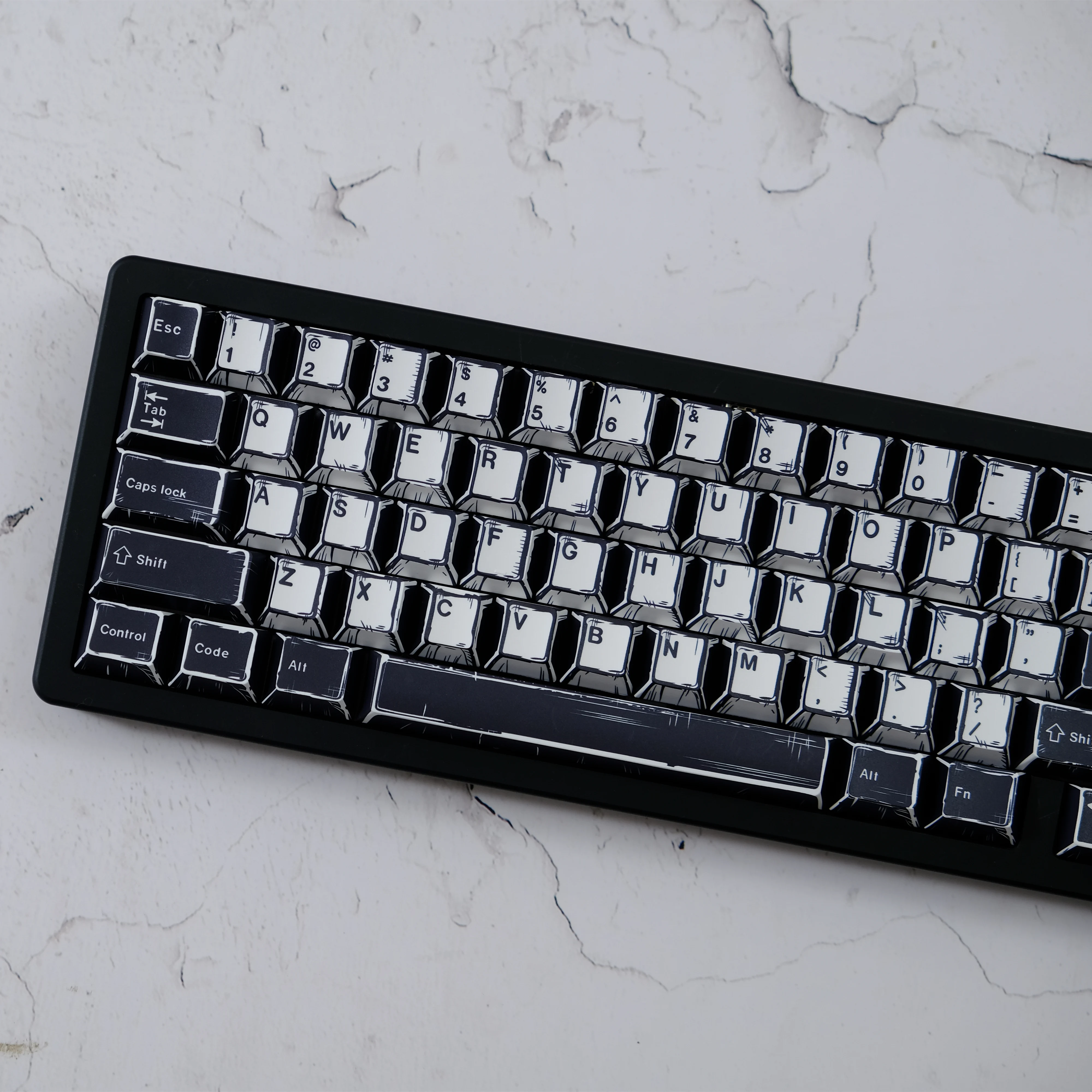 GMK WOB Keycaps การ์ตูนสไตล์โปรไฟล์เชอร์รี่ PBT Dye-Sub 151 คีย์สําหรับคีย์บอร์ด Thicken Keycaps Wooting ISO