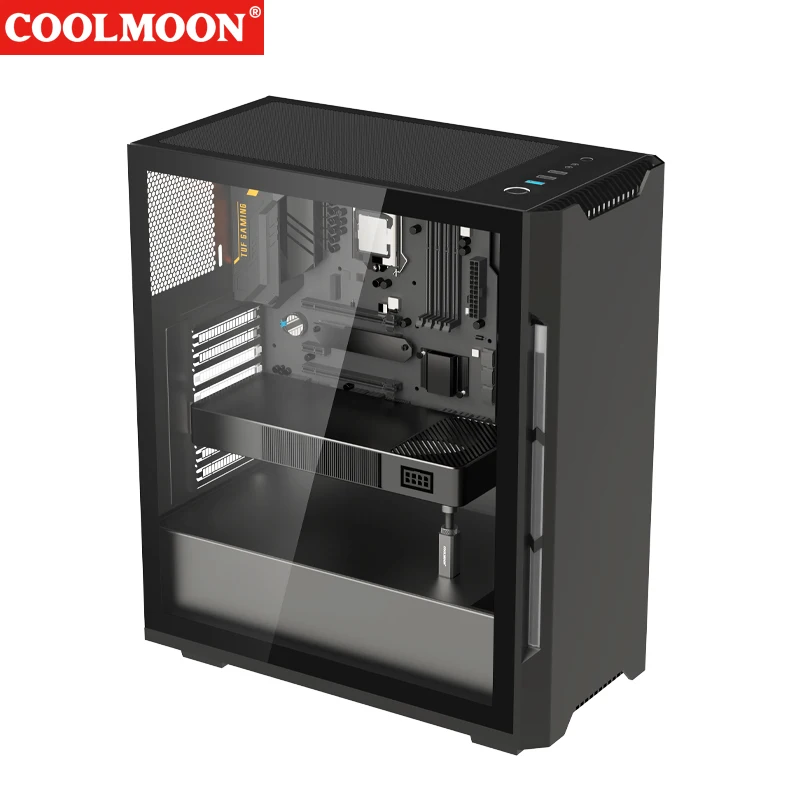 Coolmoon การ์ดกราฟิกรองรับการ์ดกราฟิกแบบเกลียวยืดหดได้ alas magnetik ตัวยึดกันลื่นสำหรับแชสซี atx/ M-ATX /itx