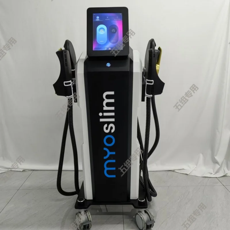 Myoslim 6500 Вт 15 Tesla Neo RF EMS машина для скульптуры тела, технология для похудения, стимуляция мышц, скульптура, складной скул