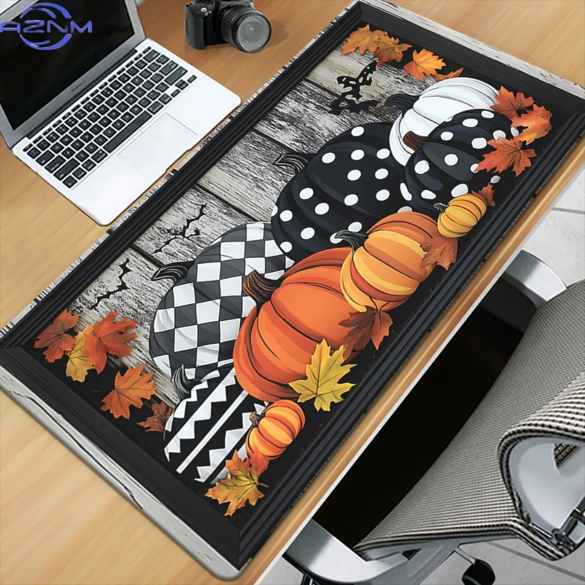 1 Halloween Splicing Design Mouse Mat, Gaming Keyboard Enhanced Mouse Mat, Office PC Gaming Laptop Desk Mat, Office Mouse Mat fo
