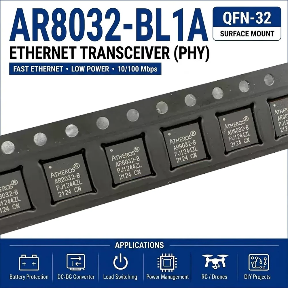 (10 piezas) AR8032-BL1A-R QFN32 AR8032-B AR8032 Transceptor Ethernet PHY