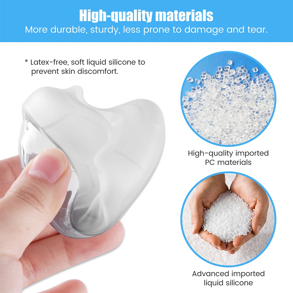 Replacement Nose Mask Compatible with Air Fit/Air Touch N20 CPAP Nasal Mask Use for Homeuse Ventilator Machine Accessories view 3