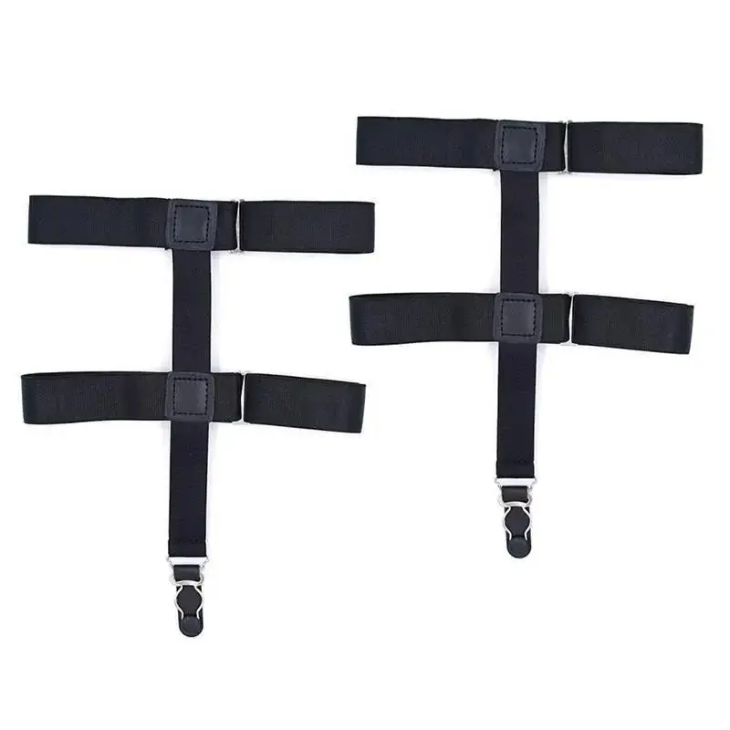 ใหม่ Suspenders Suspensorio Braces เสื้อ Anti-Skid คลิปต้นขาแหวนเข็มขัดเสื้อผ้าอุปกรณ์เสริม