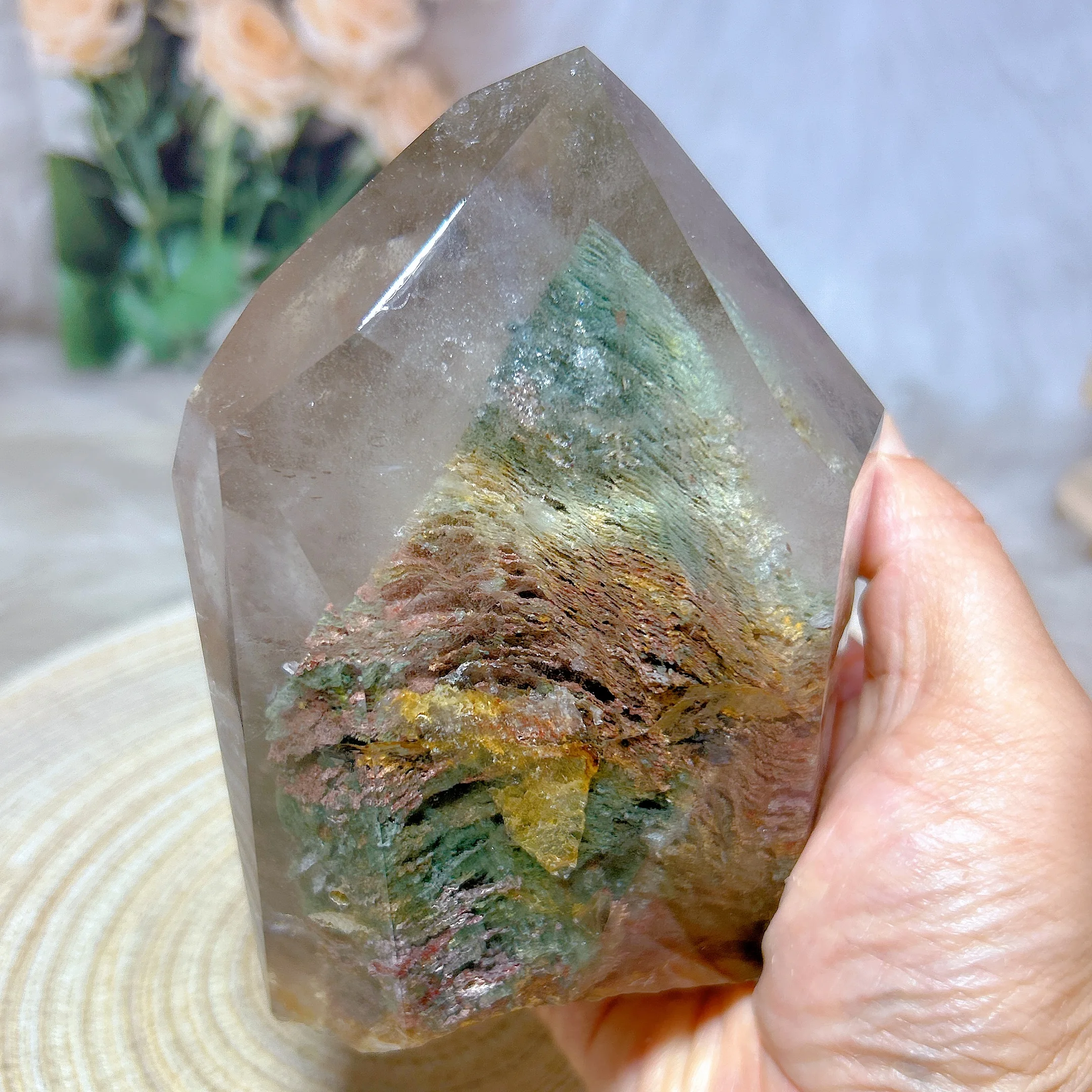 Healing Natural Crystal Garden Quartz Thousands Layer Freeform Raw Stone Tower Spiritual Gemstone Mediation Mineral Reiki Gift