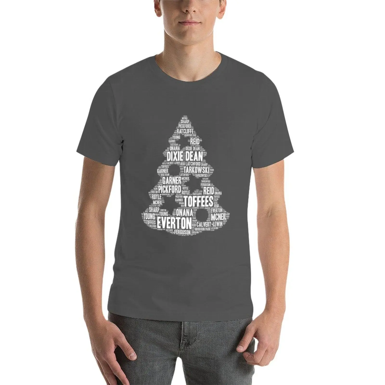 عيد الميلاد-إيفرتون شجرة عيد الميلاد تي شيرت تي شيرت للرجل سليم صالح تي شيرت مصمم القطن التي شيرت 100% تي شيرت #4