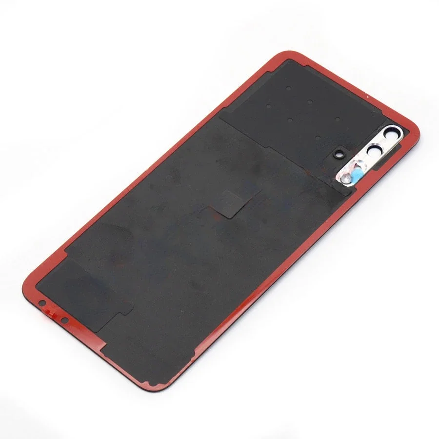 NEW Back Glass Cover For Huawei Nova 5T Battery Cover Rear Housing Door Case With Camera Glass Lens Replacement Parts