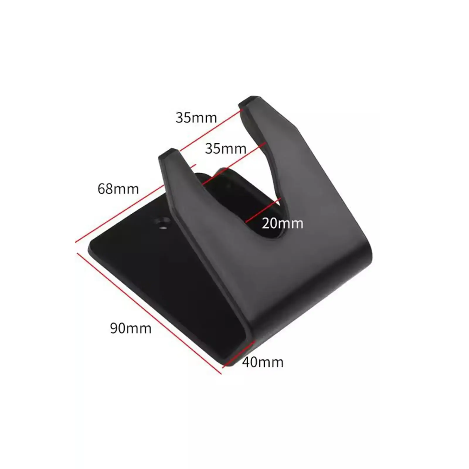 Barcode Scanner Mount Bracket Stand Universal Size Sturdy ABS Holder for Supermarket Retail Store Cash Register Counter Use
