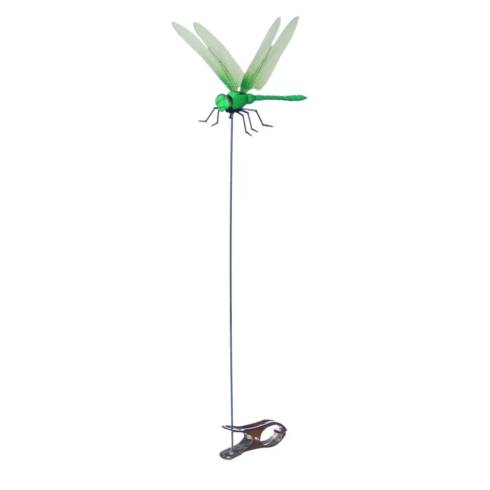 

DIY Fake Dragonfly Rod Clip Simulated Patio Decor Gardening Fake Dragonfly Pole Clip Dragonfly Clips Insect Repellent Rod