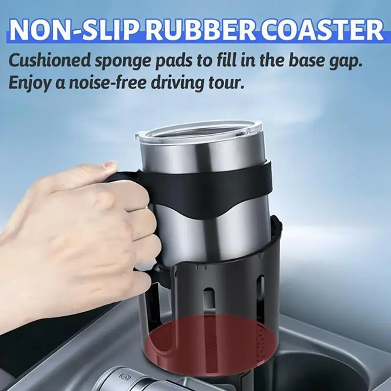 Automotive Cup Holders Cup Holder Expander For Car Multifunctional Adjustable Expandable Insert Extender For Holds Water Bottles