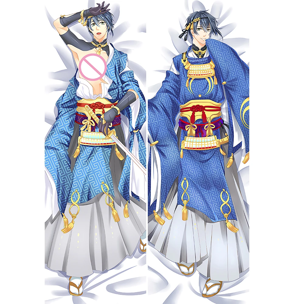 The Sword Dance Dakimakura Mikazuki Munechika Anime Cosplay Body Pillow Case Custom Throw Soft Cover Pillowcase Otaku Gifts