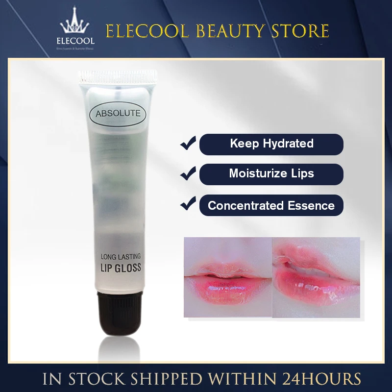 NEW Big Lips Gloss Base Moisturizer Plumper Lip Gloss Long Lasting Sexy Lips Pump Transparent Waterproof Volume Lip Clear Lip