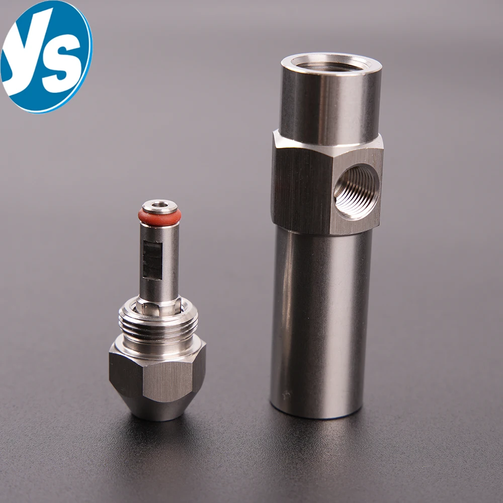 Stainless Steel Waste Oil Burner Nozzle with Red Rubber Ring Siphon Fuel Oil Spray Nozzle Siphon-feed Type Oil Nozzle