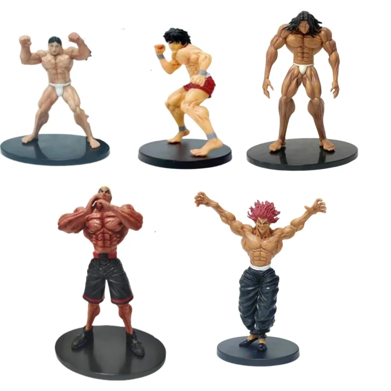 Baki The Grappler Hanma Baki Hanma Yujirō Hanayama Kaoru Jack Hanma Action Figure Model Collection Toys Gift