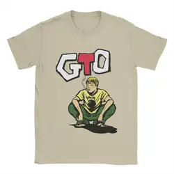 Men T-Shirts GTO Great Teacher Onizuka Humor Cotton Tee Shirt Short Sleeve T Shirt Round Collar Clothes Plus Size