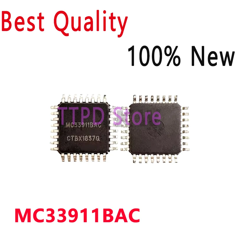 2-10/PCS New Original MC33911BAC QFP-32 Automotive Computer Board Glass Elevator Vulnerable Chip In Stock