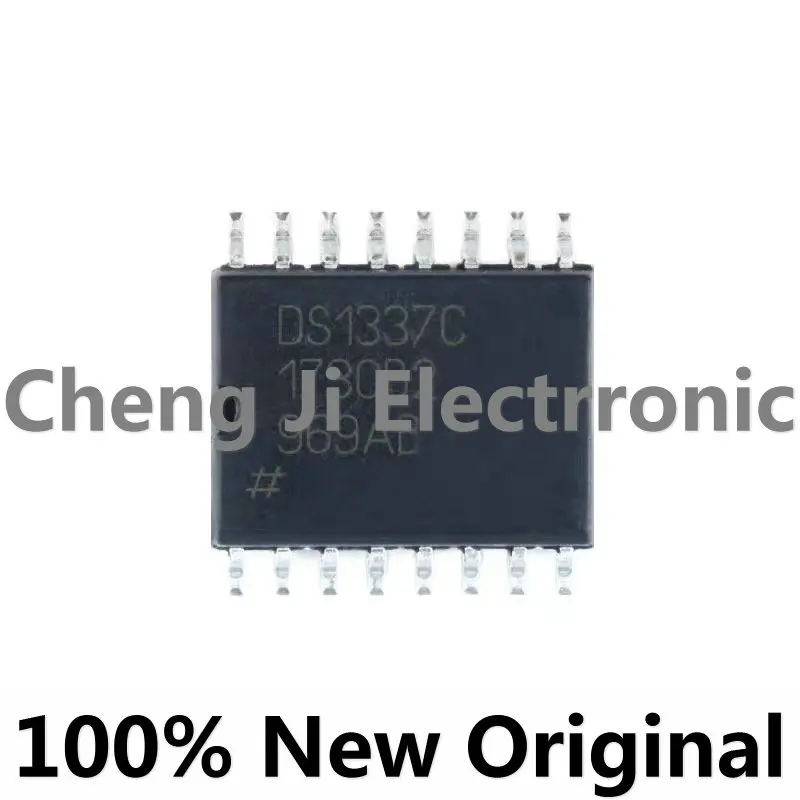 5PCS DS1337C#T&R、DS1338C-33、DS1339C-33、SOP16、Analog comparator real-time clock chip