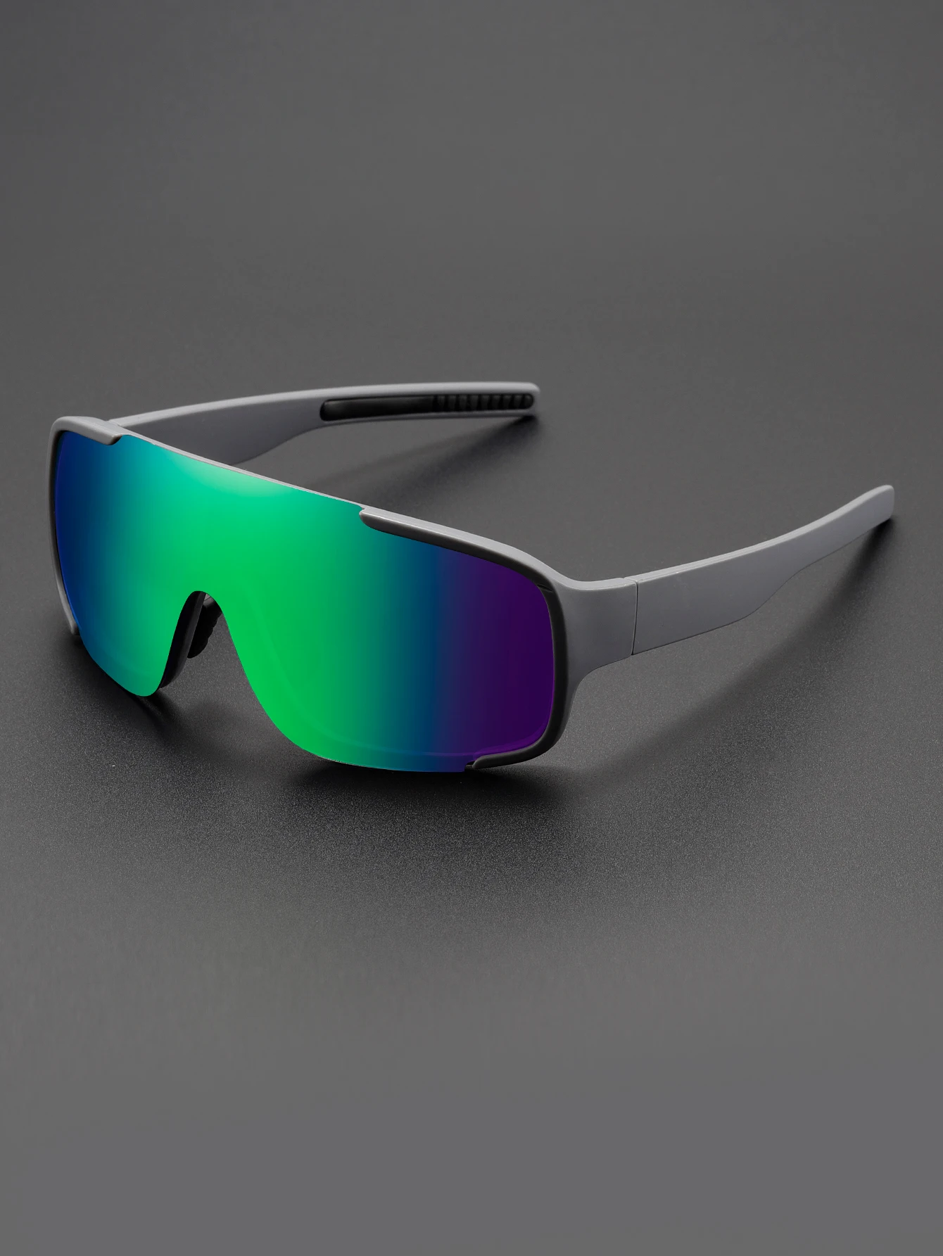 1 Pair of Men's One-Piece Casual and Fashionable Sports Glasses, Simple and Versatile Outdoor Cycling Glasses for Men and Women,