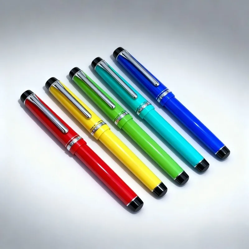 

Huxiaoshan Montario 910, перьевая ручка из акриловой смолы, длинный меч, заточка EF F M, ручки с наконечником 0,5 мм для письма, офисные принадлежности, подарок