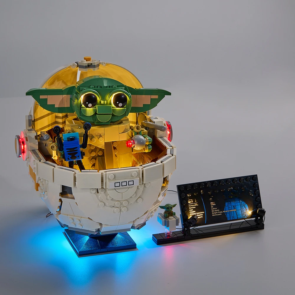 LED Light Kit For Grogu™ with Hover Pram 75403 Building Blocks (Only Light Kit Included)