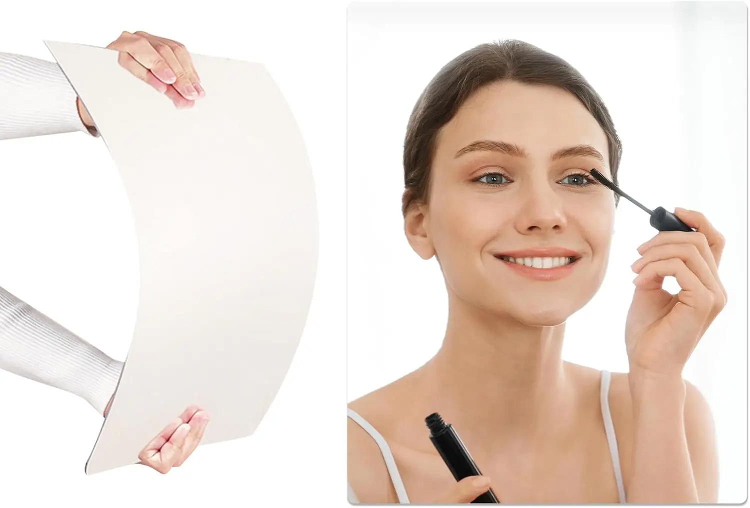 

Unbreakable Lightweight Wall Mirrors for Home Dorm Gym Bathroom 6x8 Inch 2 Pack