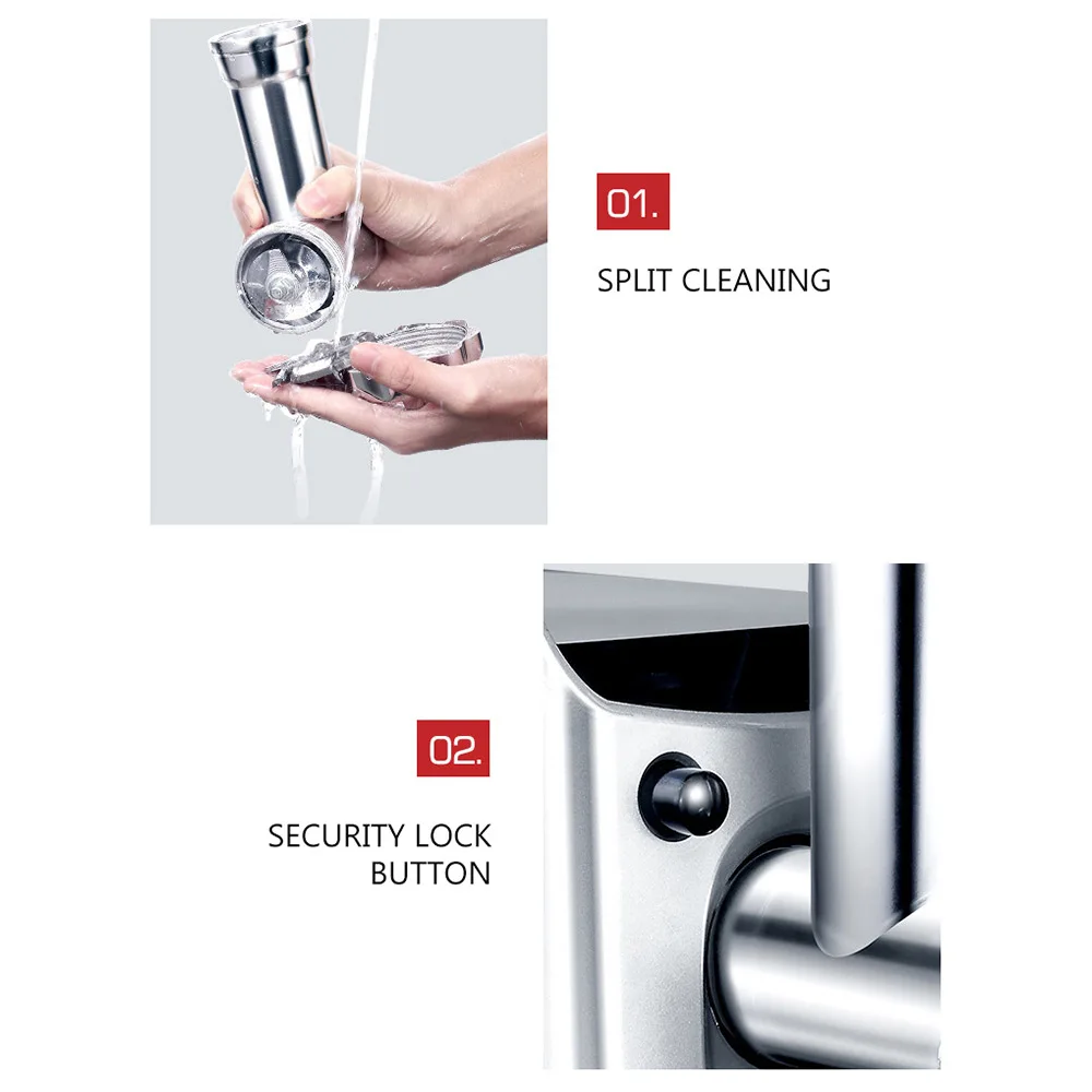 Kommerzieller Fleischwolf, elektrische multifunktionale Haushaltswurstfüll- und Schlagsahne, Fleischfüllmaschine mit hoher Leistung