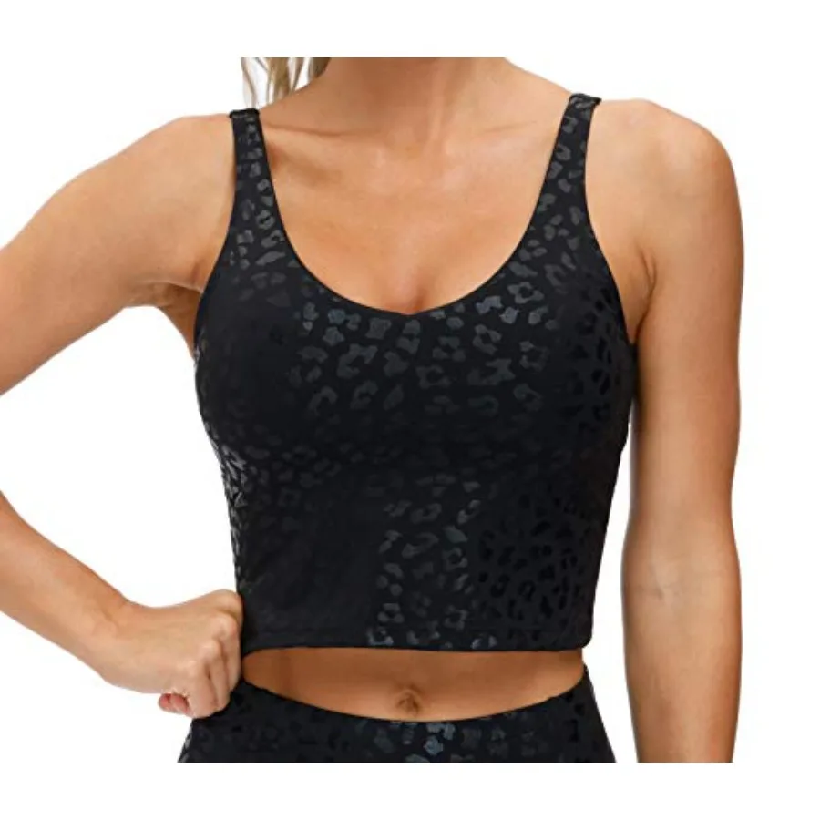 

Womens' Sports Bra Longline Wirefree Padded with Support