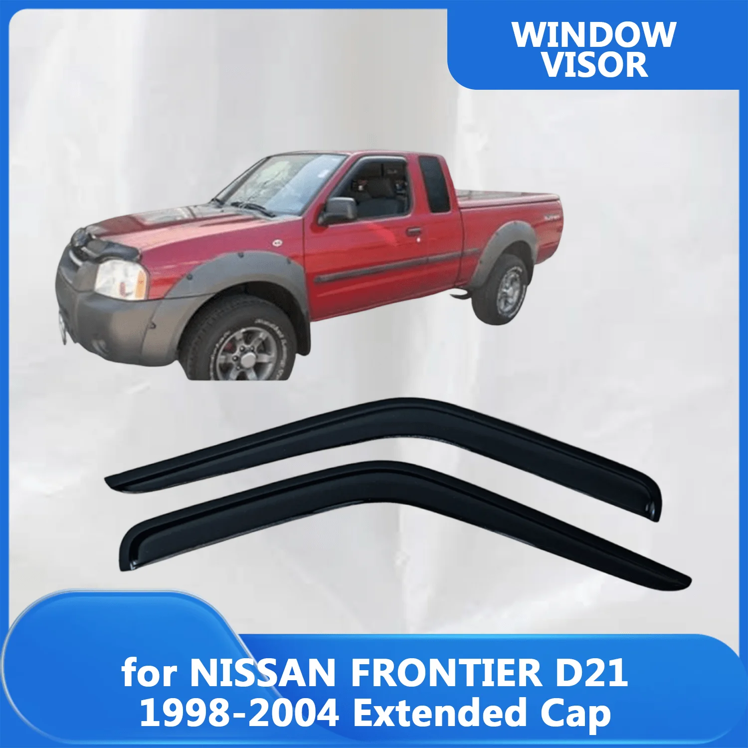 

Оконный козырек для NISSAN FRONTIER D21 1998, 1999, 2000, 2001, 2002, 2003, 2004, расширенная крышка, ветрозащитные дефлекторы, защита от дождя, дверной козырек, вентиляционное отверстие