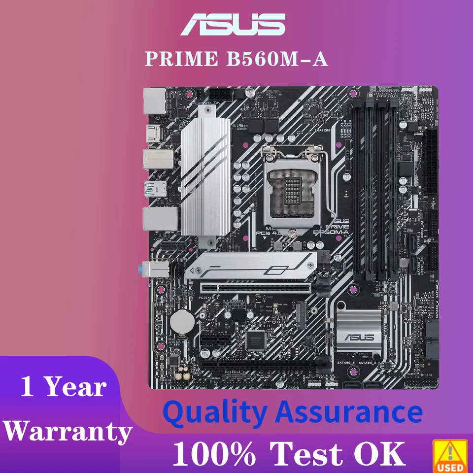 ASUS PRIME B560M-A マザーボード ソケット LGA1200 CPU DDR4 5000 (OC