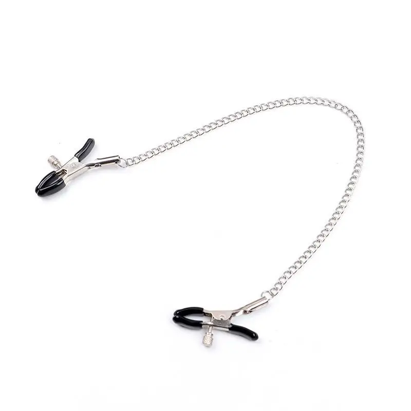 SA3 Style Metal Nipple Clamps With Chain Nipple Labia Clitoris Stimulator Sex Toys For Women Sexy Toys