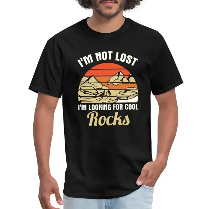 I'm Looking For Cool Rocks Collector Geologist Men's T Shirt
