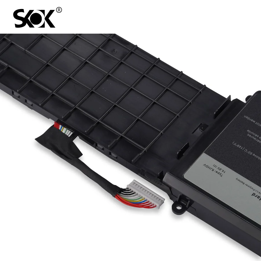 6JHDV 9 Cell Laptop Battery Compatible For Dell with Alienware 17 R2 R3 ALW17ED-1728/1828T/2728/3728 3828 4718 4738 4838