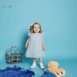 Dave Bella Children Princess Dress Girl Summer Baby Girl Clothes Birthday Party Guest Wedding Dresses DB2221591