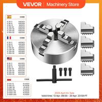 VEVOR Lathe Chuck 125mm 160mm K12-125 K12-160 4 Jaw Self-Centering Manual W/ Mounting Bolts  for Grinding Milling Lathe Machines
