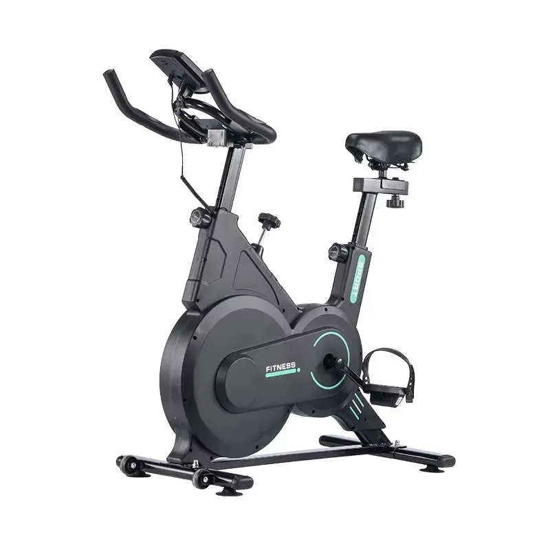 Heavy Duty Steel Indoor Cycling Bike LCD Screen Magnetic Resistance-Smooth Stationary Exercise Bike for Full Body Cardio