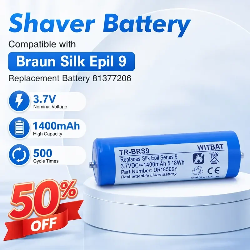 

For Braun Silk Epil 9 Series Replacement Battery 81377206