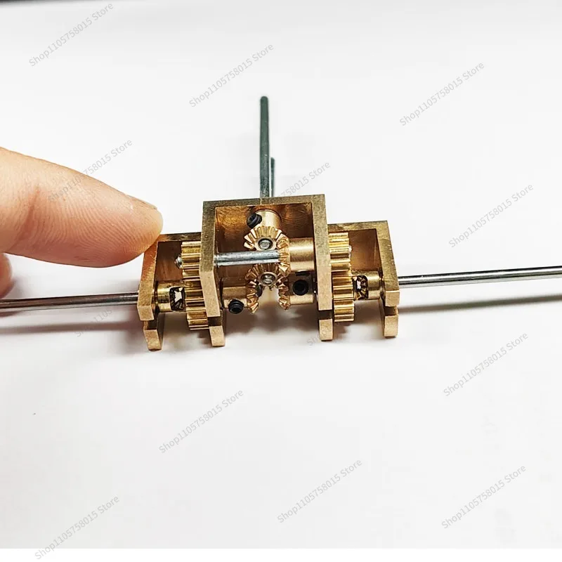 For tank model, double flow gearbox, micro differential excavator crawler turning transmission box static change
