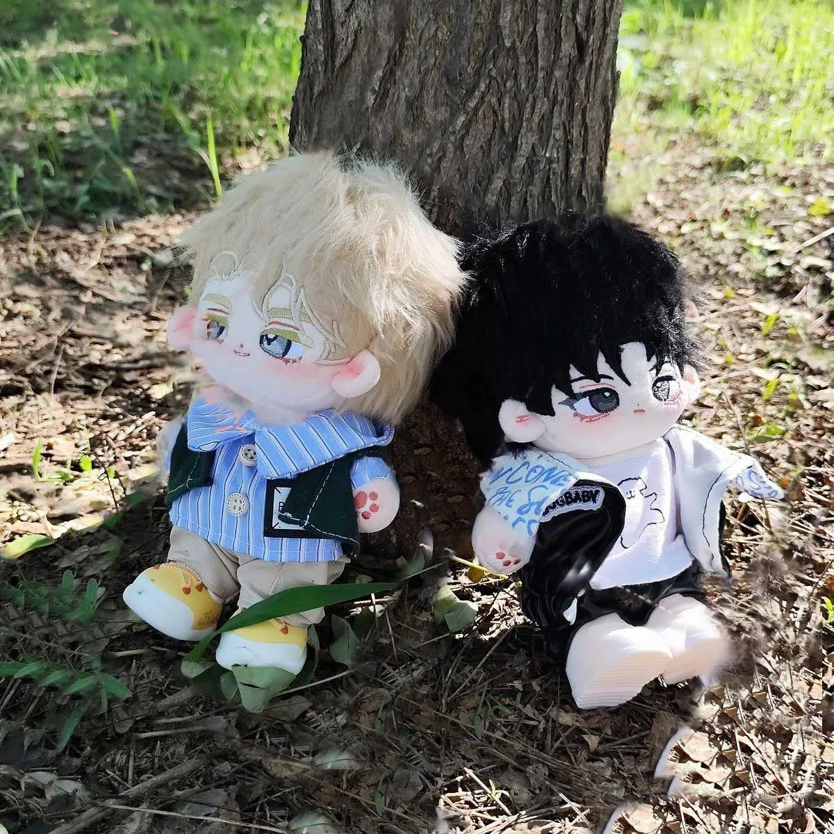 20cm Korean Manhwa Roses and Champagne Lee Won Caesar Anime Figures Cosplay Plush Cotton Body Doll Toys Cartoon Gifts