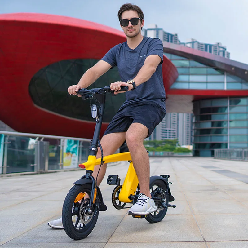 

Мини-электровелосипед Flying Fish H1 с полной подвеской и литиевой батареей 36 В, электровелосипед 25 кмч с механическим замком, интеллектуальный электронный тип