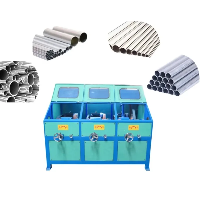 

Multi-station Automatic Stainless Steel Round Tube Polisher Metal Pipe Cylindrical Polishing Grinding Chamfering Machine