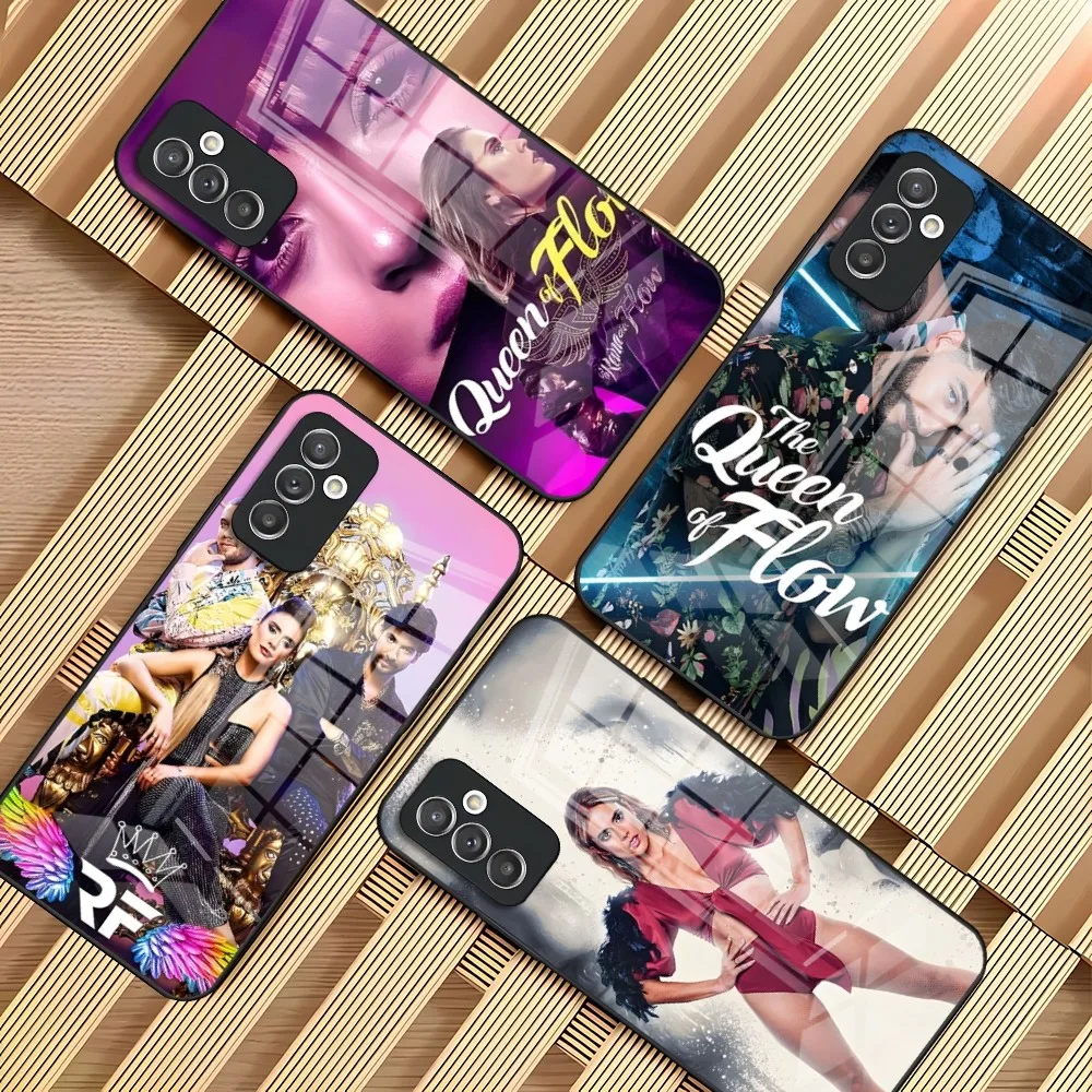 Movie The Queen Of Flow Phone Case for Samsung S24 S23 S21 S20 S22 A24 A34 A54 A53 Note 20 Pro Ultra Plus Glass Back Cover