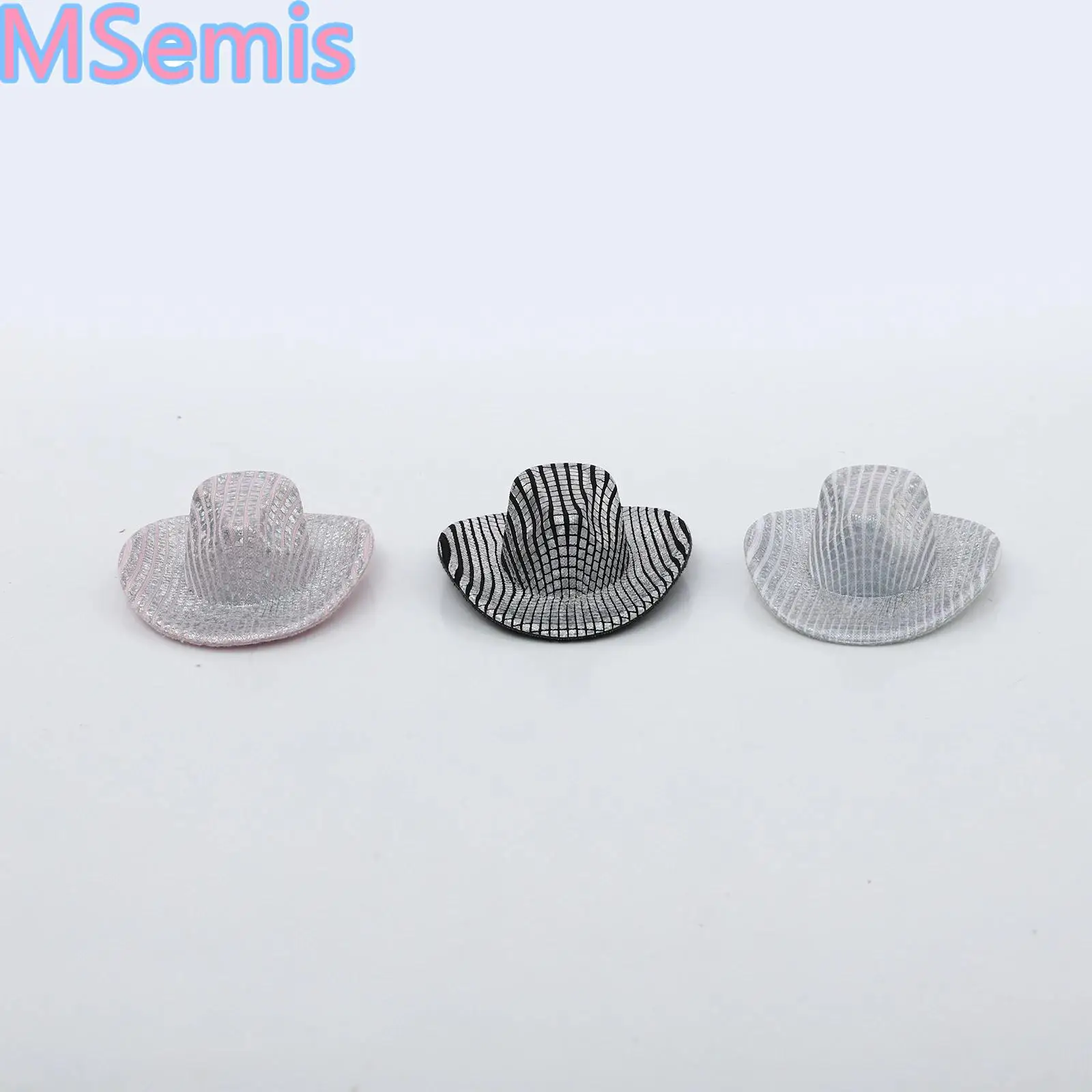 

Western Cowboy Hats Dress Up Mini Glitter Cowgirl Hat Disco Party Decors Cosplay Costume Accessories