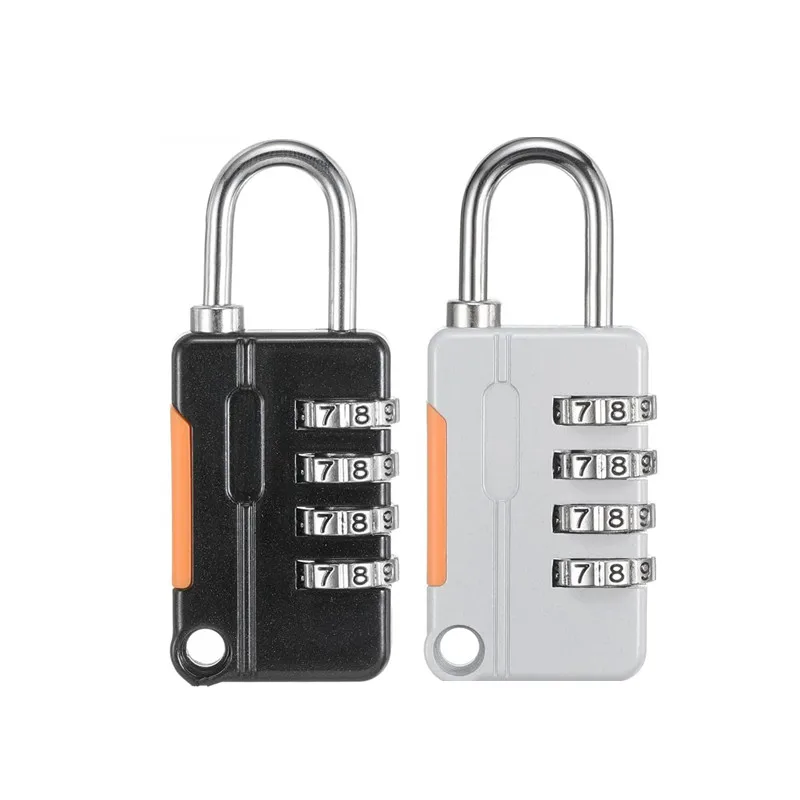 

4 - Digit Zinc Alloy Combination Lock, Small Portable Code Padlock for Luggage/School/ Gym/Lockers, Anti - theft Security Lock