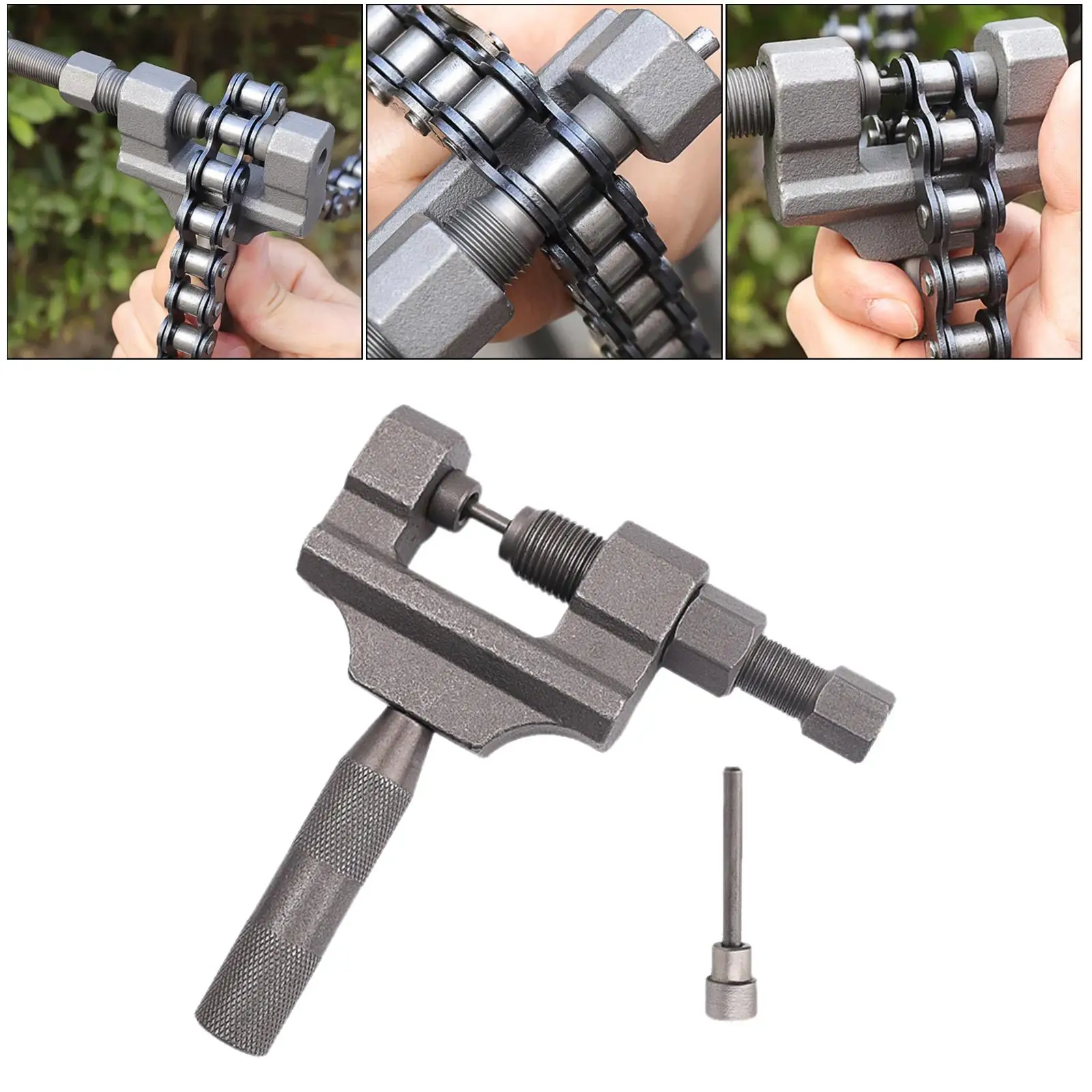 Universal Motorcycle Chain Breaker Link Removal Detacher Cutter Pin Remover 420-530 420 428 530 Size Accessories