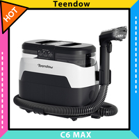 Teendow C6 MAX 3-in-1 Carpet Cleaner - 12000Pa Suction, 1250ML Water Tank, 950ML Sewage Tank, Pet-Friendly for Upholstery & Carpet Cleaning