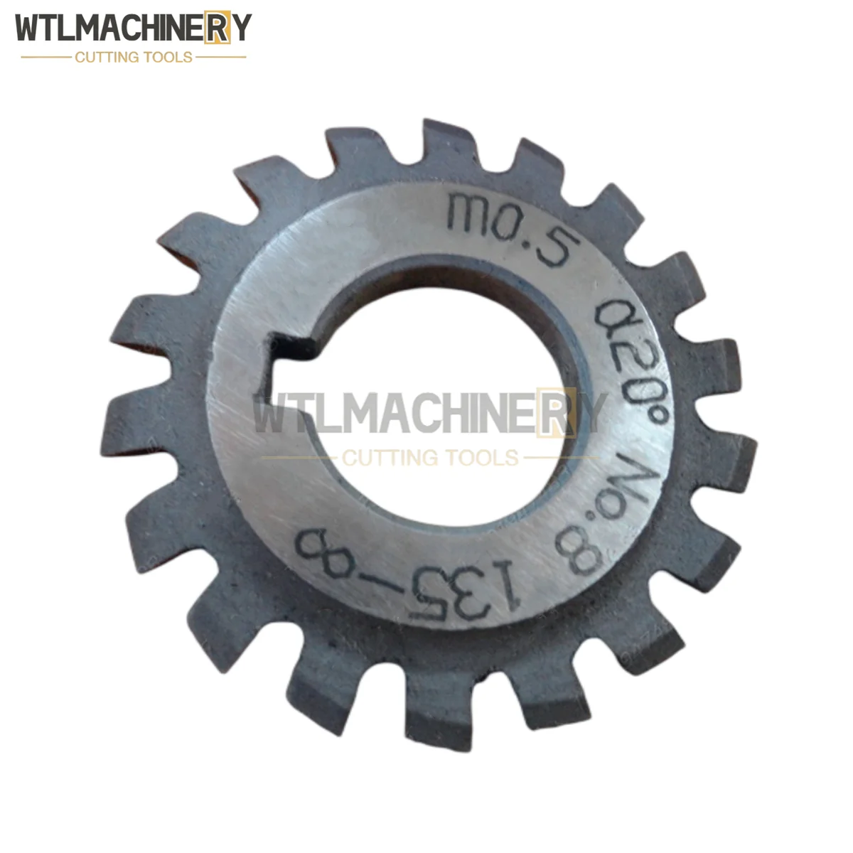 Gear Milling Cutter Spur Teeth Small Modulus Gear Cutting Tools PA20 M0.3-M0.8 #1-#8