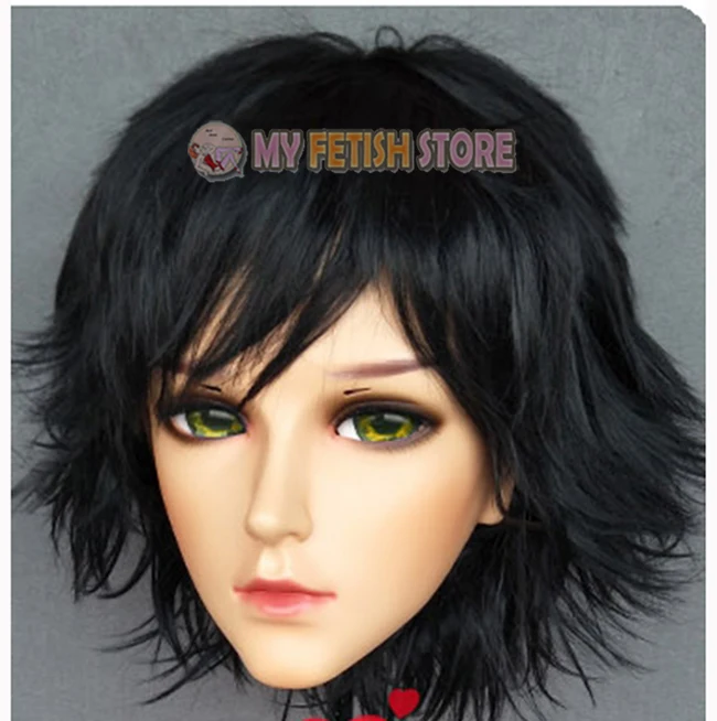 (Yao-03) เด็ก/ชาย/Man เรซิ่นครึ่งหัว Kigurumi Crossdress คอสเพลย์ญี่ปุ่นบทบาทอะนิเมะหน้ากากตาและวิกผม